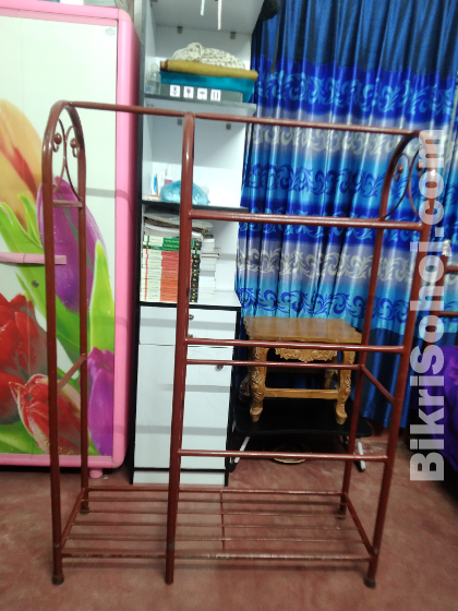 Stainless Steel Alna, Clothe Hanger, Closet, স্টিলের আলনা।